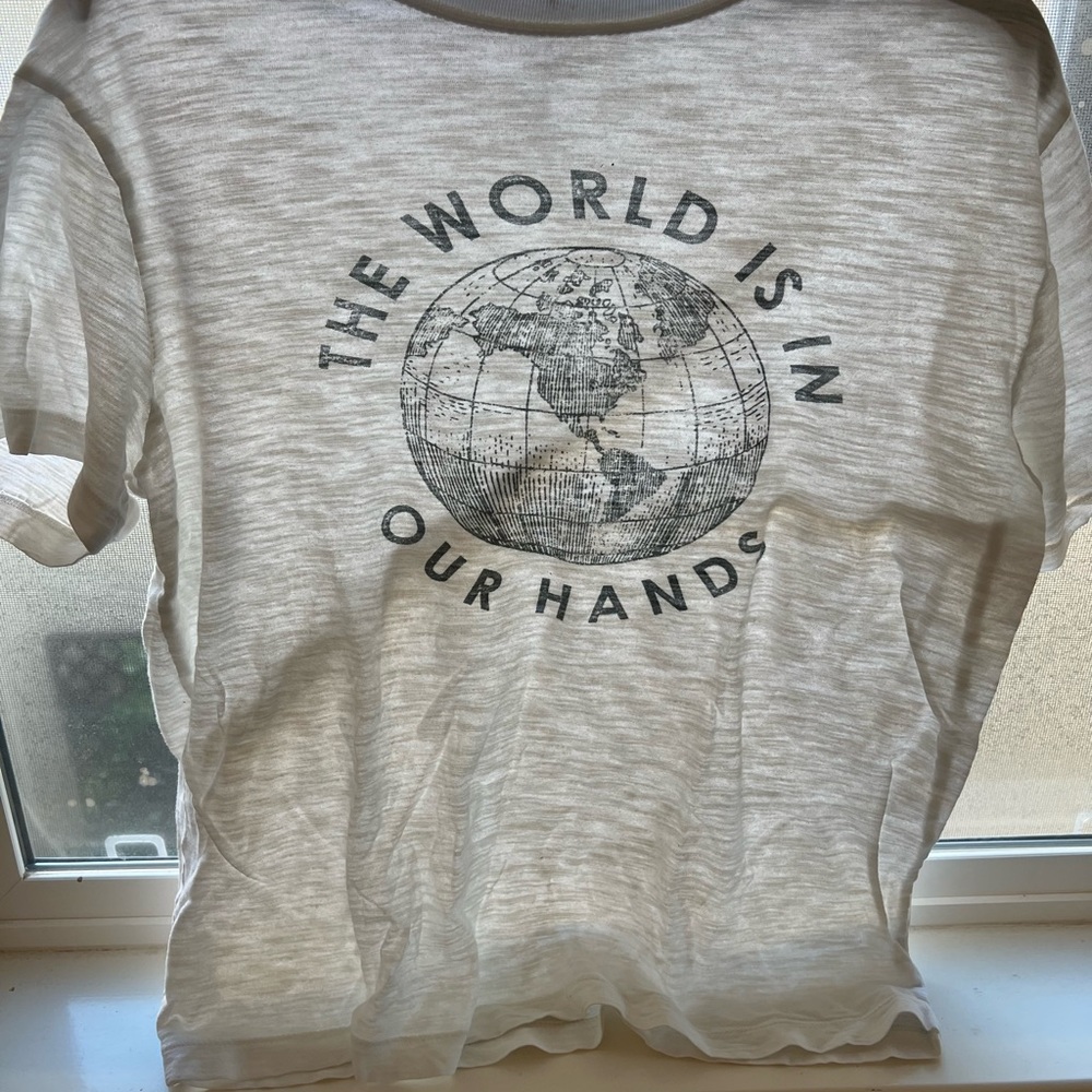 GAP Cream Lived-In Tee